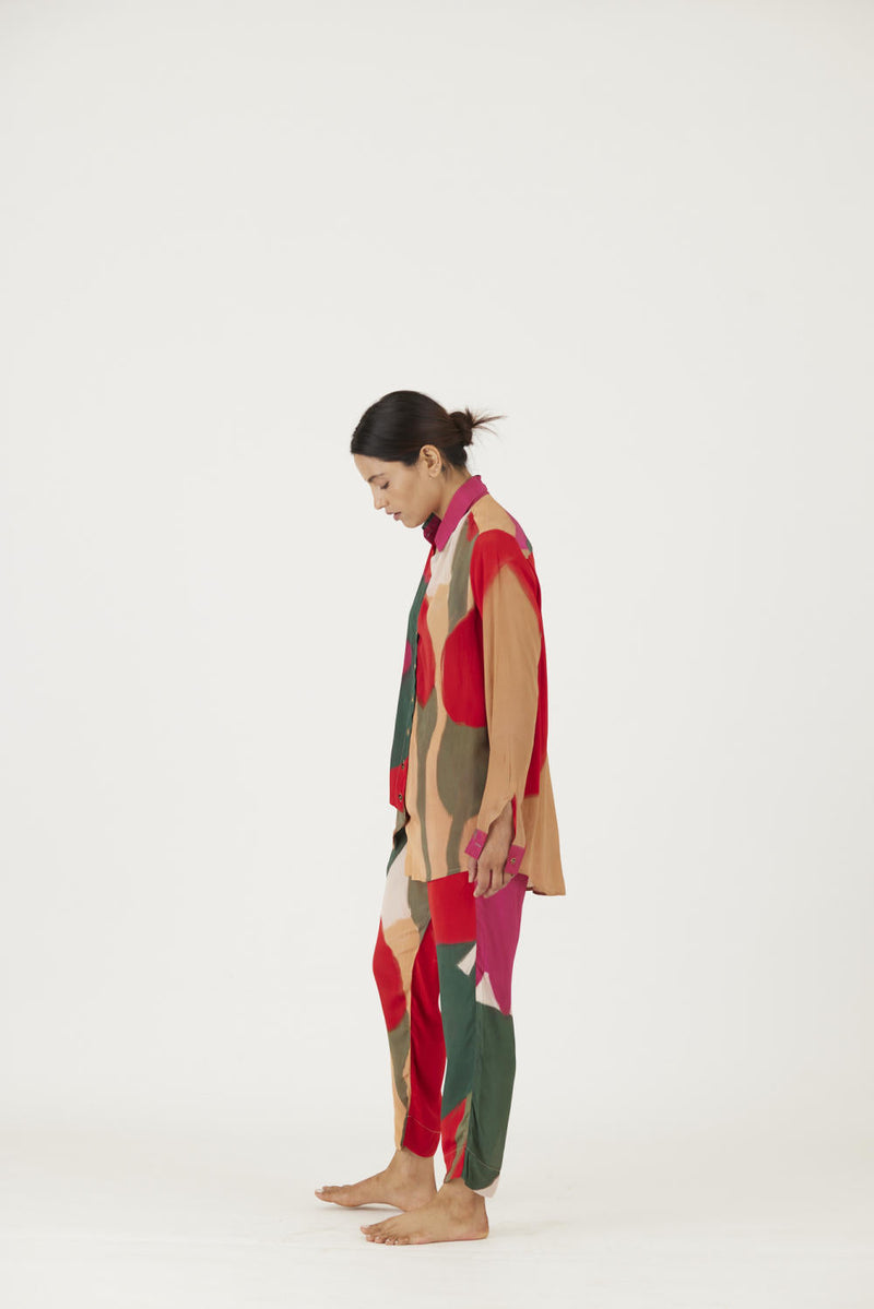 LEI LANI RED CO-ORD Co-ord Set by Yam for women Worldwide