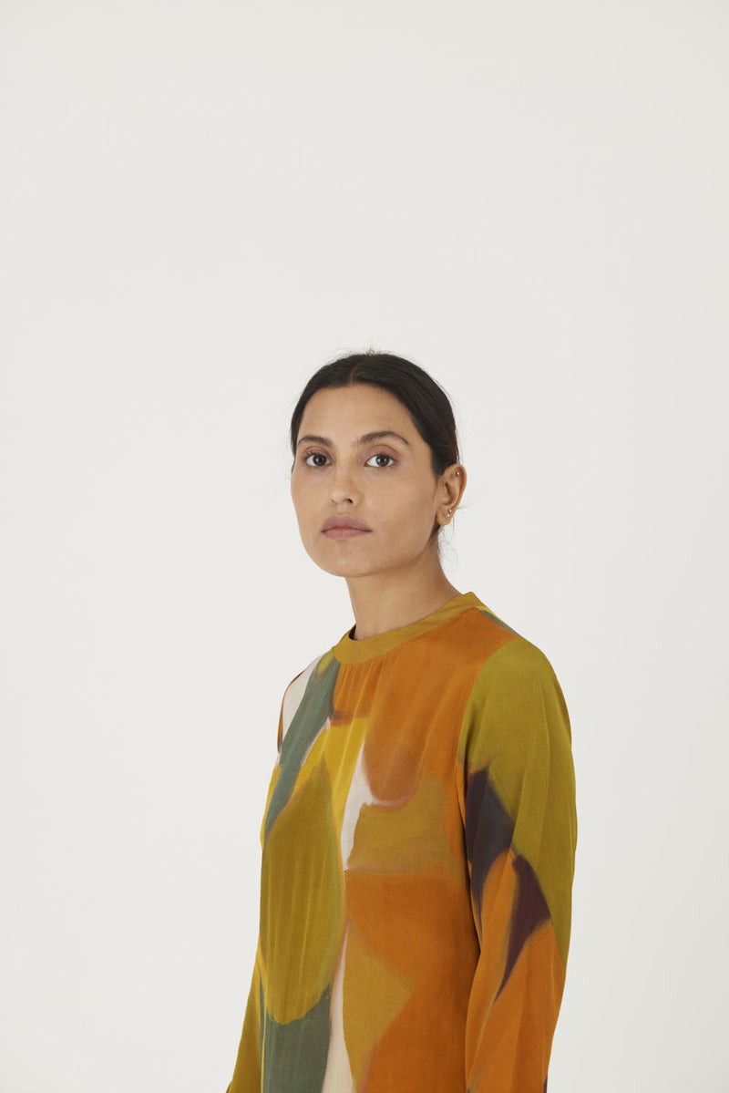 LEI LANI YELLOW LONG KURTA SET Kurta Sets by Yam for women Worldwide