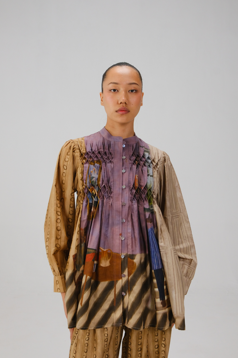 LENI TOP-Living Room silk by CORD for women Worldwide