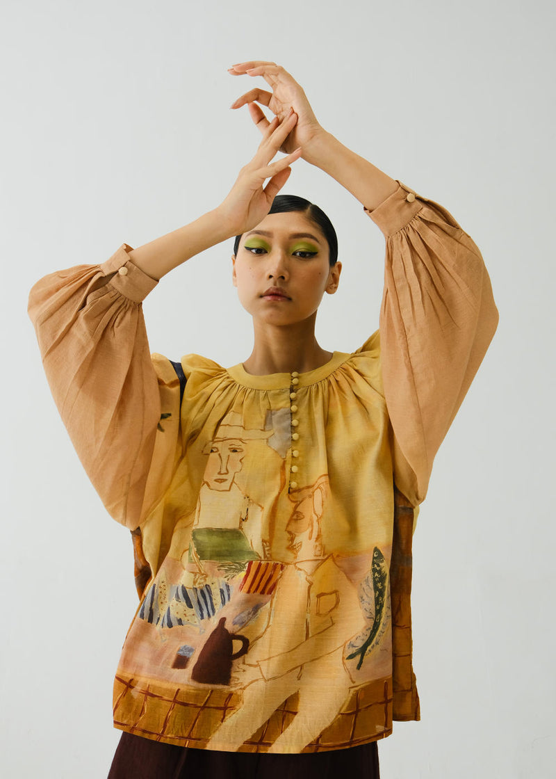LIDO TOP-Fisherman cotton by CORD for women Worldwide