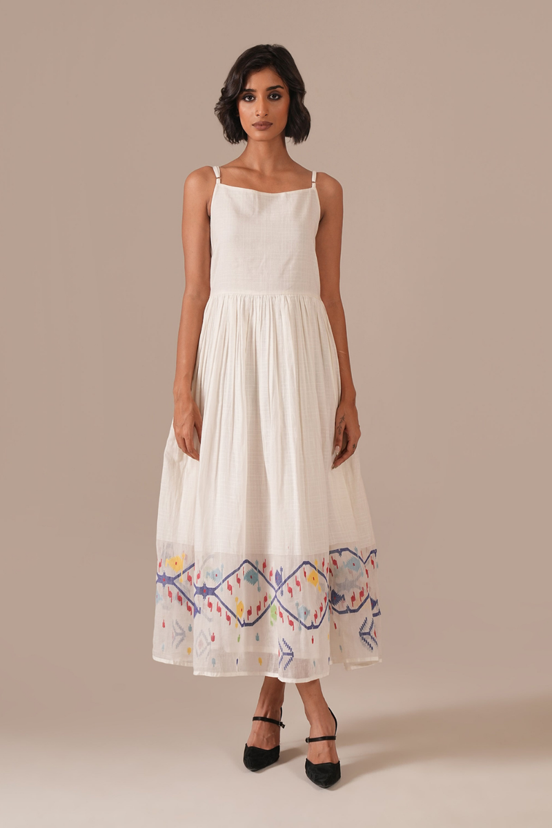 LILY GLOW SET 100% cotton by Indigo Dreams in white color for women Worldwide