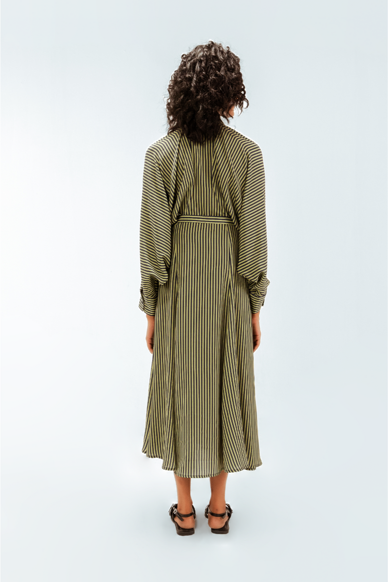 Bernie Crepe Dress mul by Leh Studios in multi color for women Worldwide