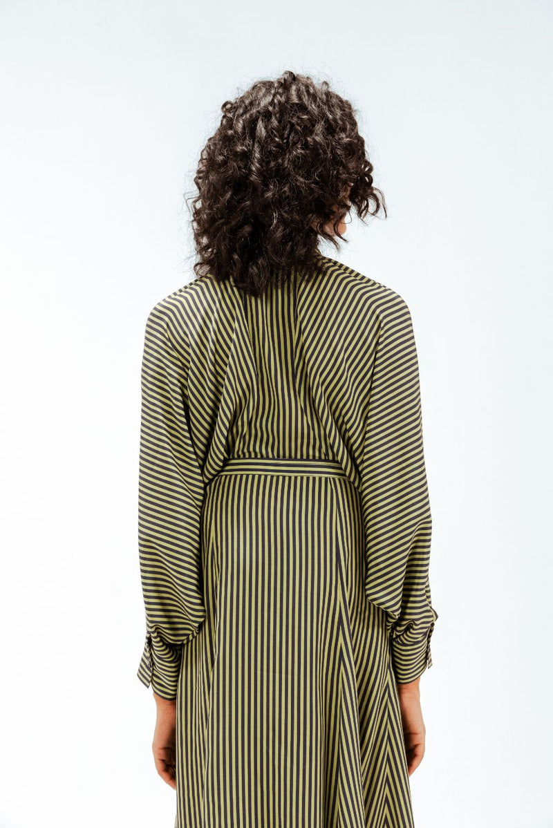 Bernie Crepe Dress mul by Leh Studios in multi color for women Worldwide