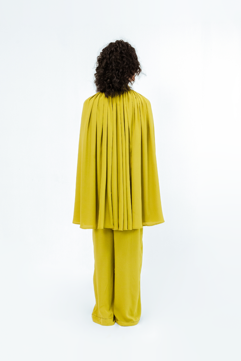 Cherice Crepe Shirt & Pant Set mul by Leh Studios in multi color for women Worldwide