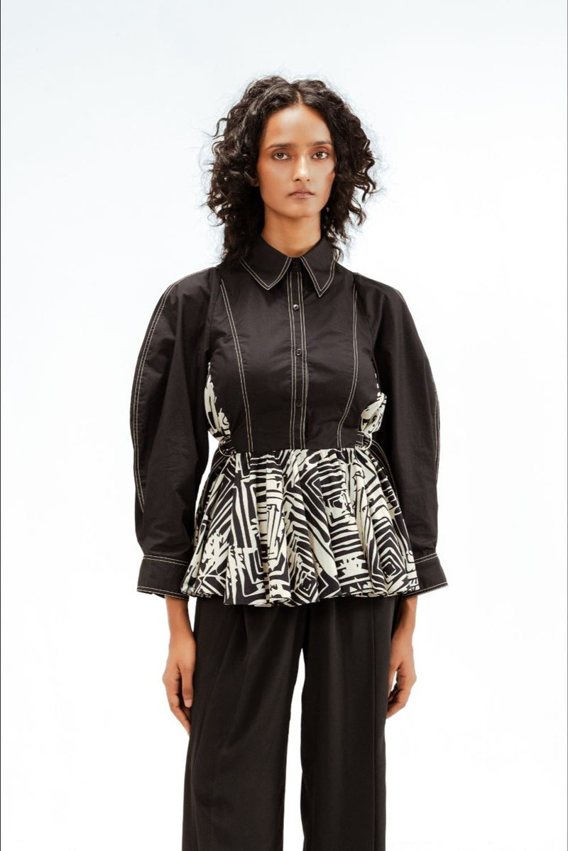 Fable top cotton by Leh Studios in multi color for women Worldwide