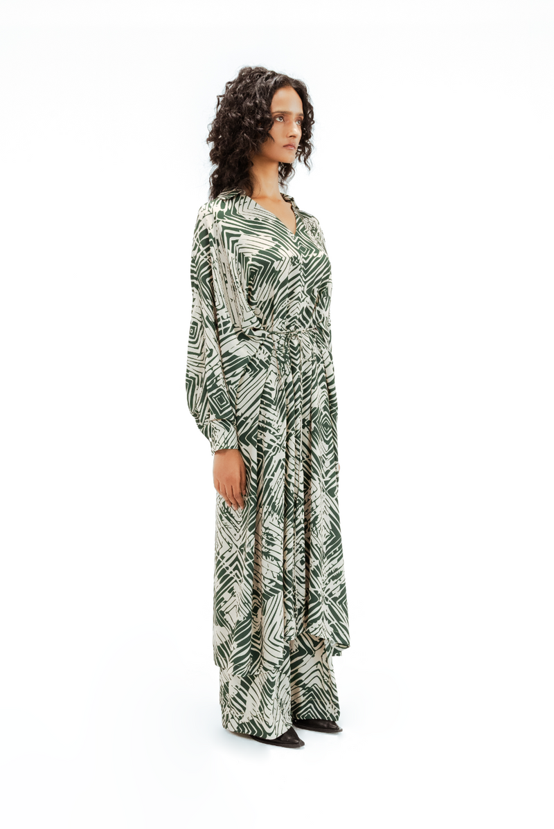 Florix Print Koko Pant mul by Leh Studios in multi color for women Worldwide