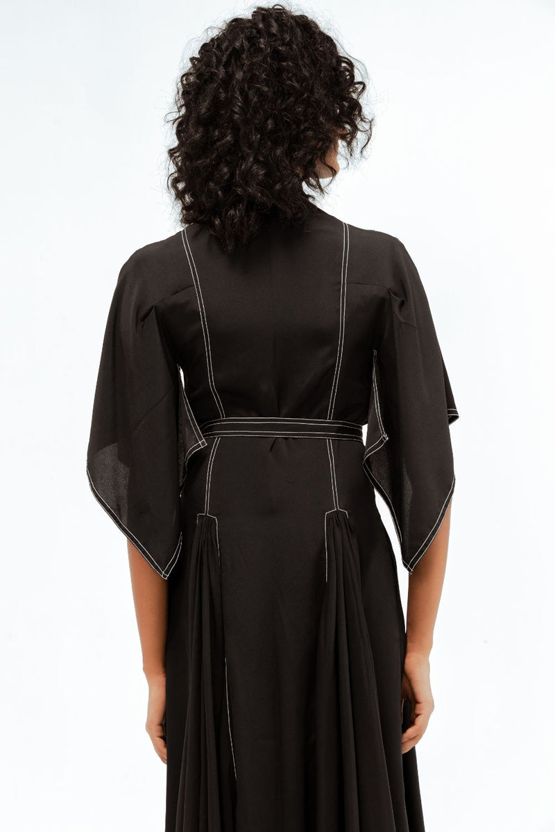 Samara Dress by Leh Studios in black color for women Worldwide