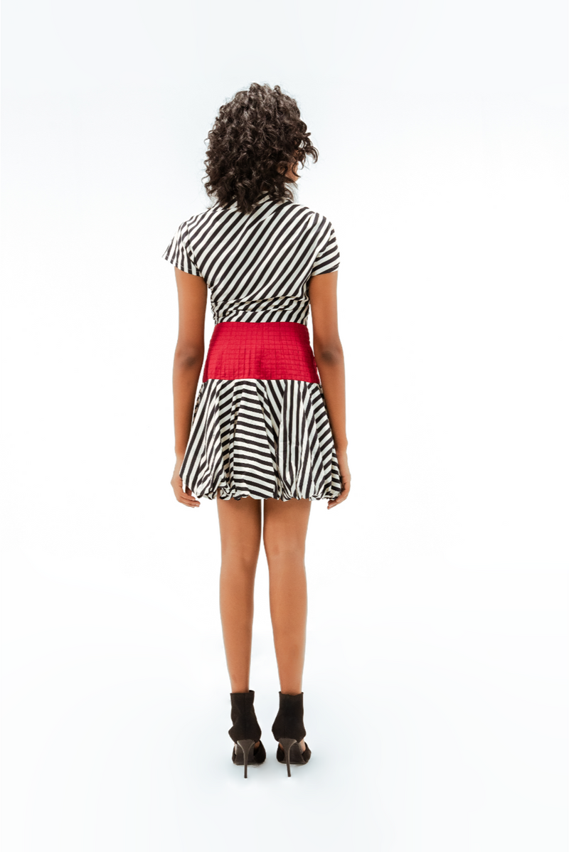 Thea Dress 100% cotton by Leh Studios in multi color for women Worldwide