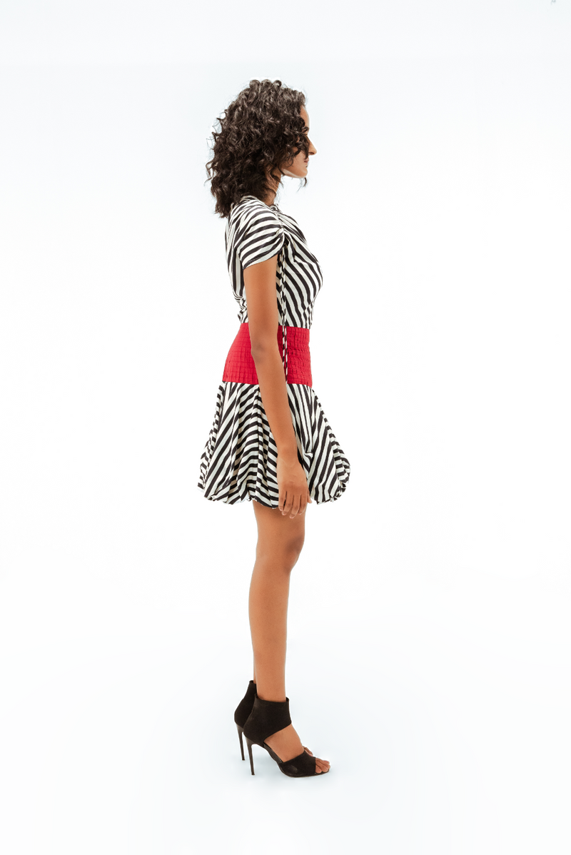 Thea Dress 100% cotton by Leh Studios in multi color for women Worldwide