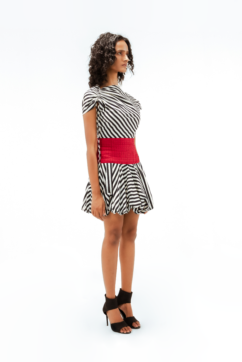 Thea Dress 100% cotton by Leh Studios in multi color for women Worldwide