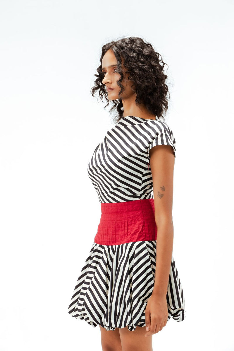 Thea Dress 100% cotton by Leh Studios in multi color for women Worldwide