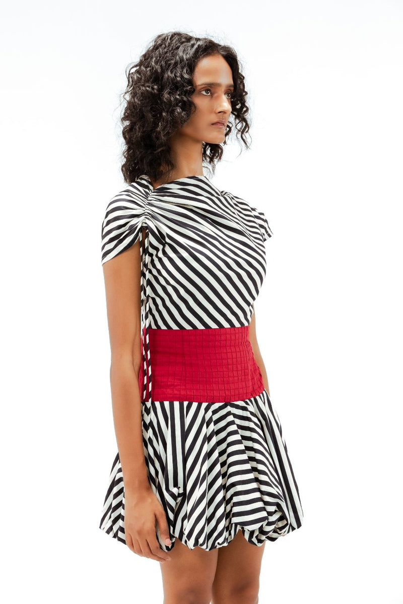 Thea Dress 100% cotton by Leh Studios in multi color for women Worldwide