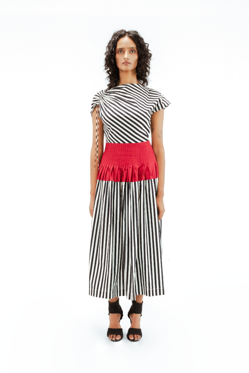 Zelda Dress 100% cotton by Leh Studios in multi color for women Worldwide