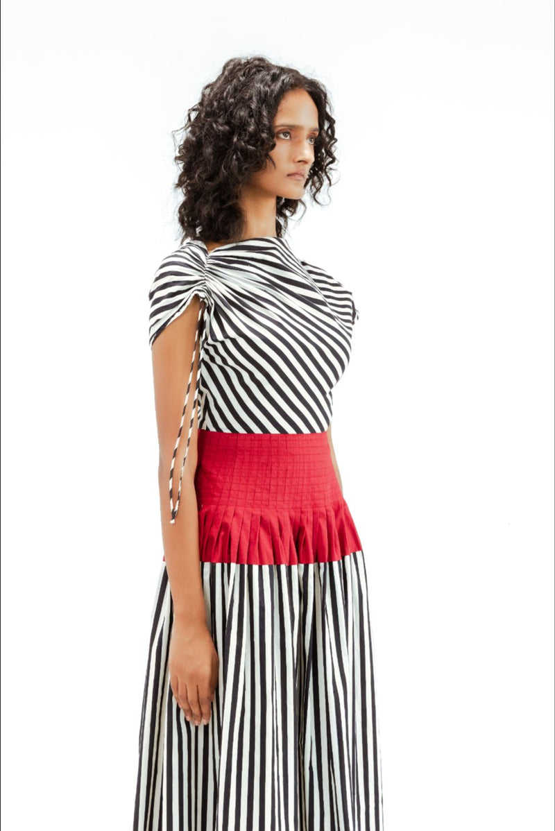 Zelda Dress 100% cotton by Leh Studios in multi color for women Worldwide