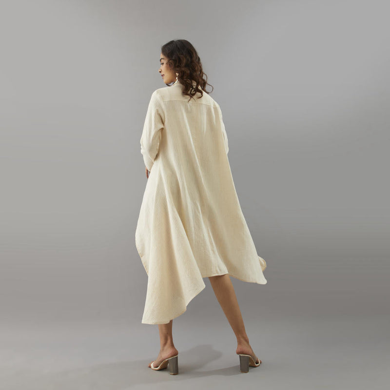 La Digue Cascading Dress cotton by Moborr for women Worldwide