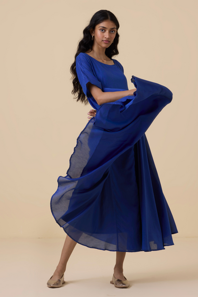 Latifa Royal Blue Maxi Dress