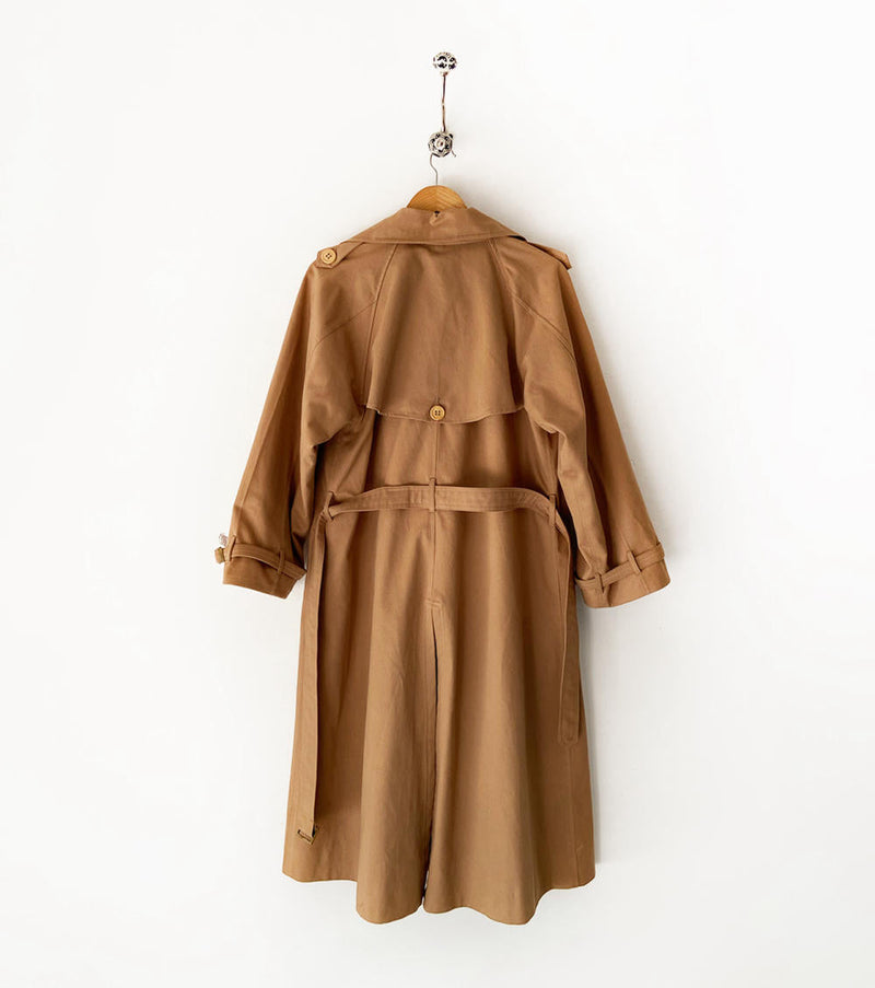Latte Trench Coat Jackets & Overlays by Khara Kapas for women Worldwide