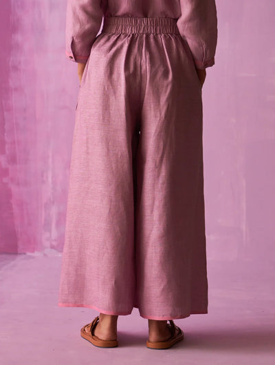 Inga Linen Pant - Lavender