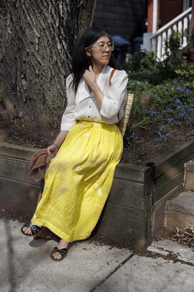 Lemon Sorbet Skirt-Yellow