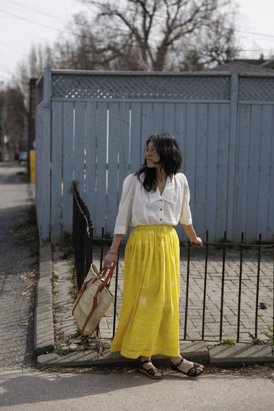 Lemon Sorbet Skirt-Yellow