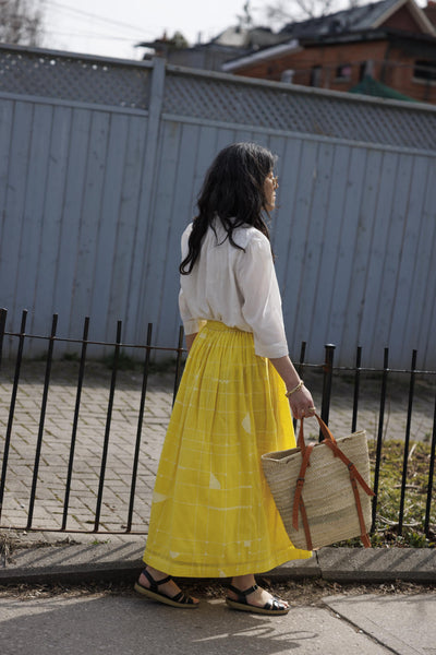 Lemon Sorbet Skirt-Yellow