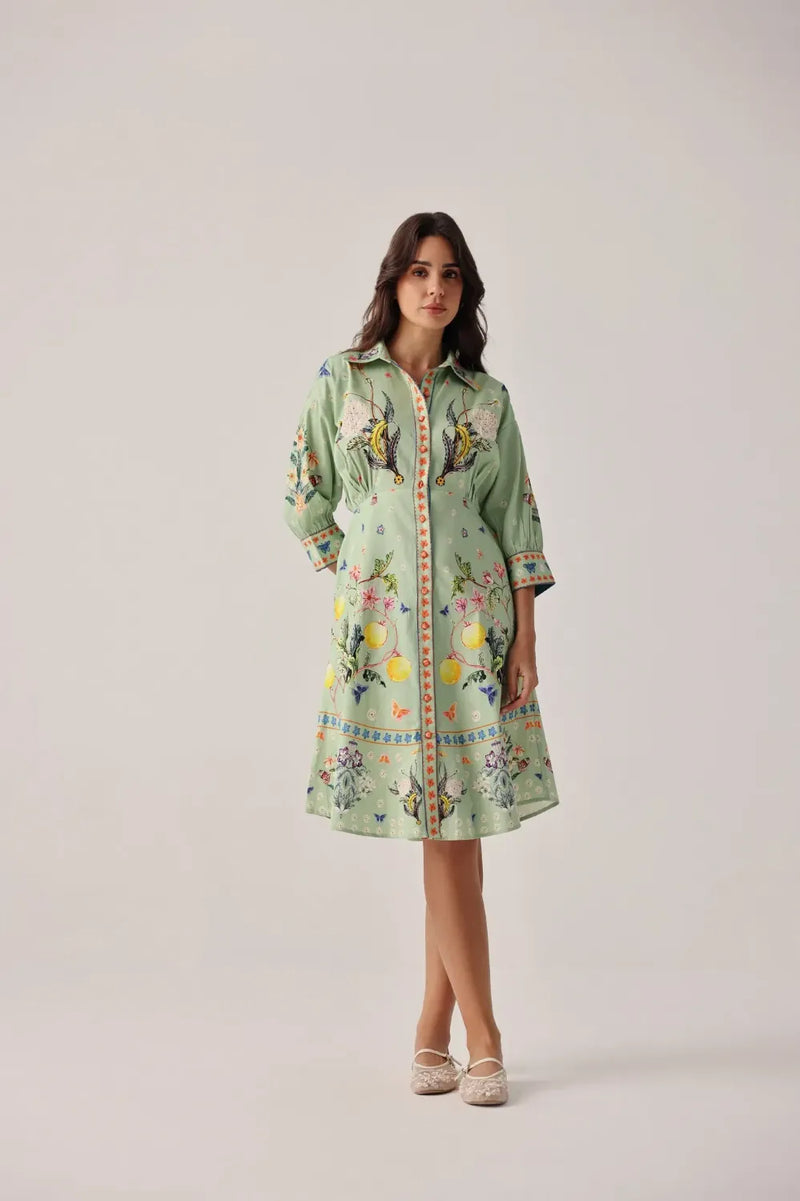 Lena Midi - Prairee satin by NOIB for women Worldwide