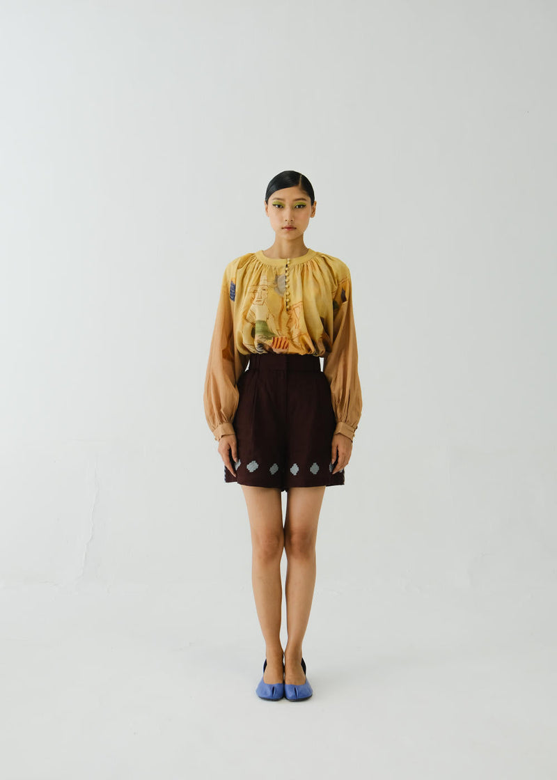 Lido Set-Fisherman + Marron Applique cotton by CORD for women Worldwide