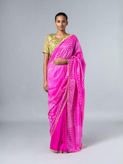 Lihaf Saree - Pink Saree