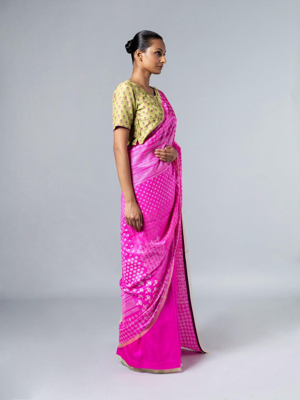 Lihaf Saree - Pink Saree