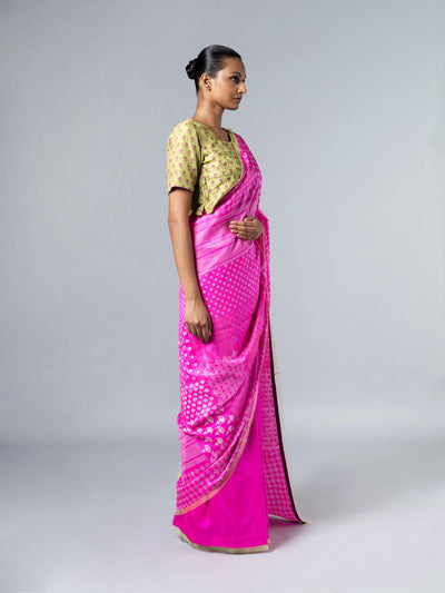 Lihaf Saree - Pink Saree