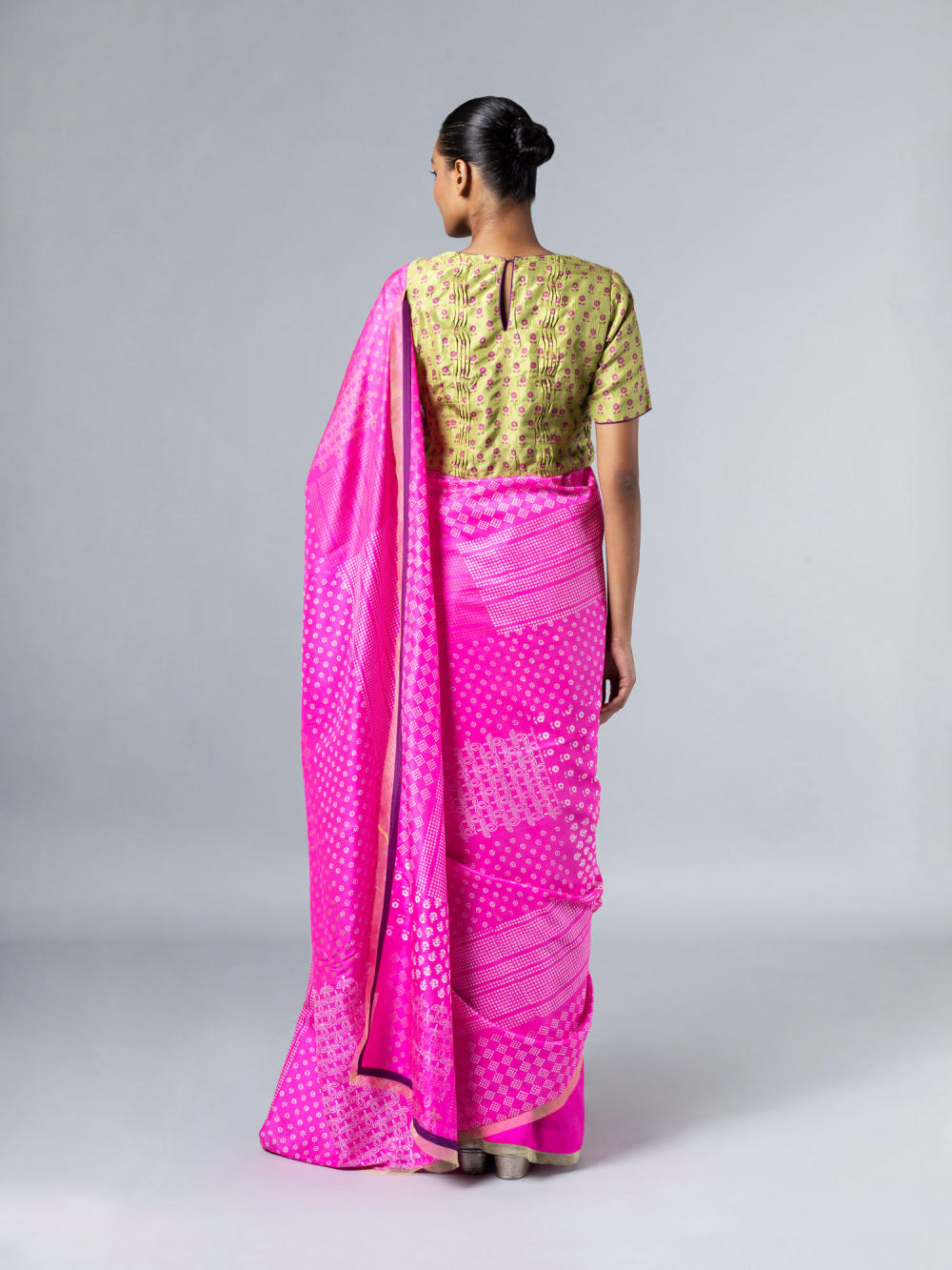 Lihaf Saree - Pink Saree