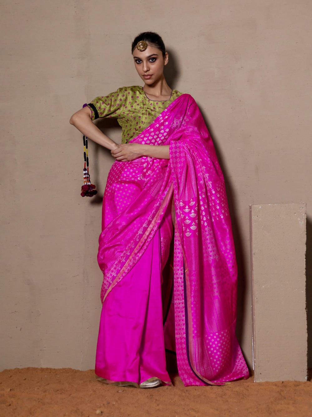 Lihaf Saree - Pink Saree