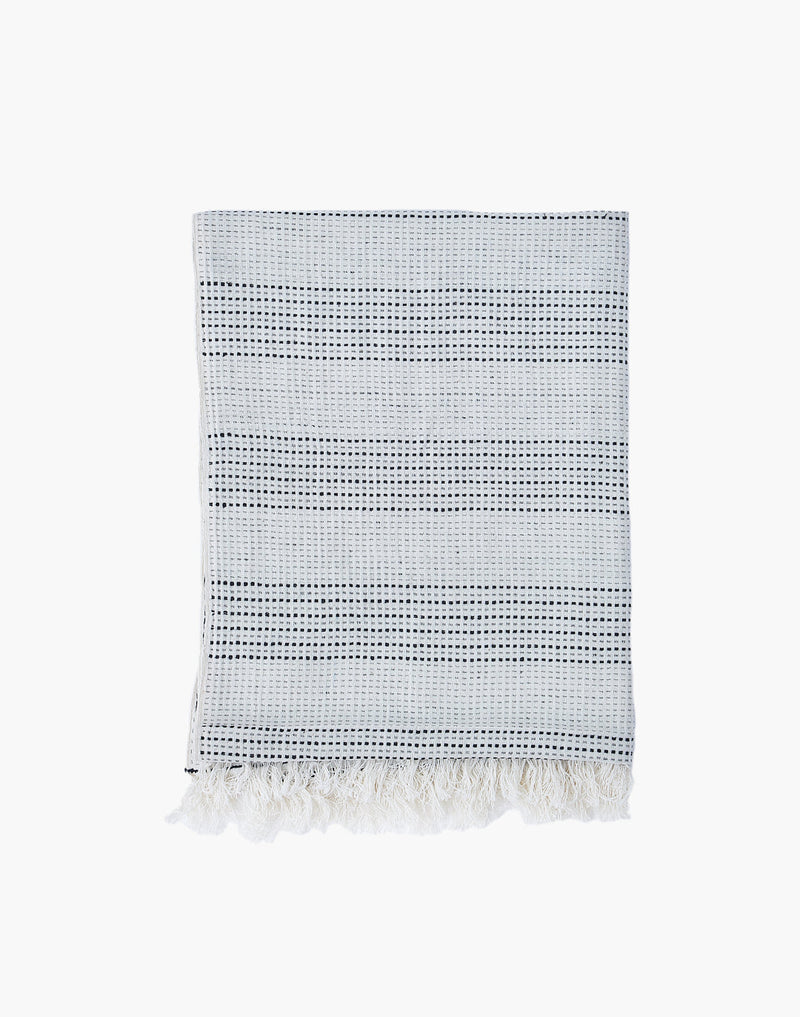 Linear Charm Stole cotton by World of Crow in multi color for women Worldwide