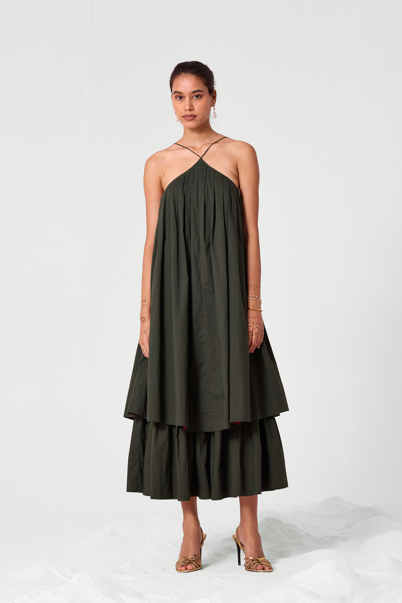 Liri Halter Neck Maxi Dress