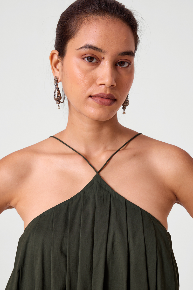 Liri Halter Neck Maxi Dress