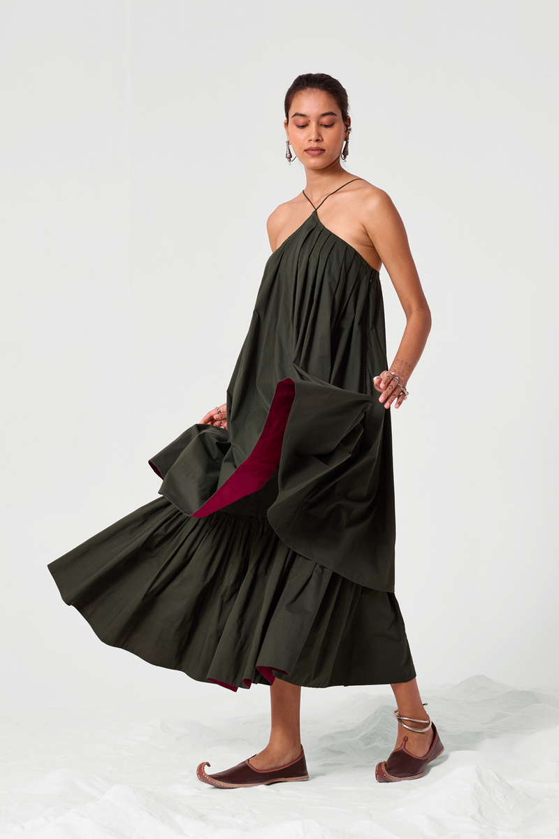 Liri Halter Neck Maxi Dress