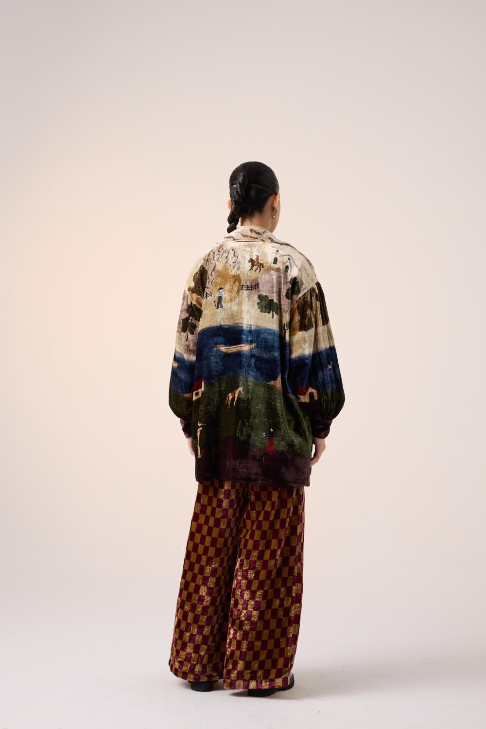 LISBON JACKET -VILLAGE PRINT