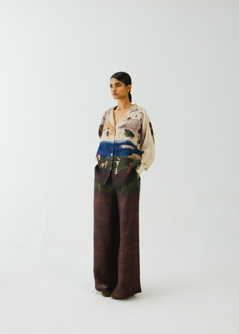 Lounge Set-Village Print by CORD for women Worldwide