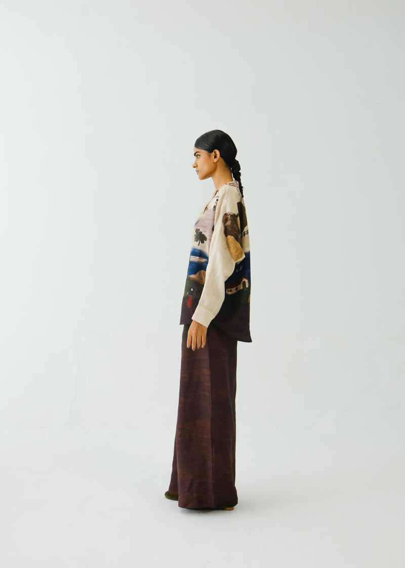 Lounge Set-Village Print by CORD for women Worldwide