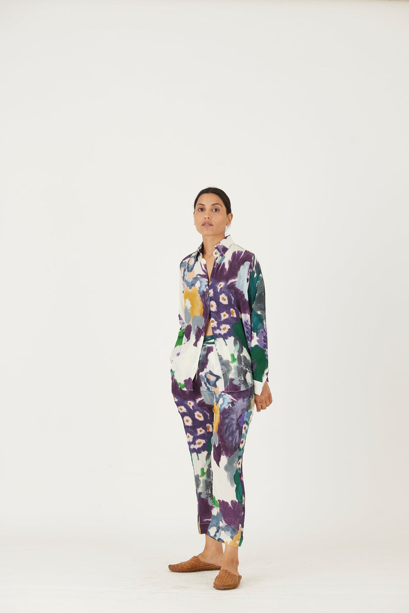 MARA CO-ORD mul Co-ord Set by Yam in multi color for women Worldwide