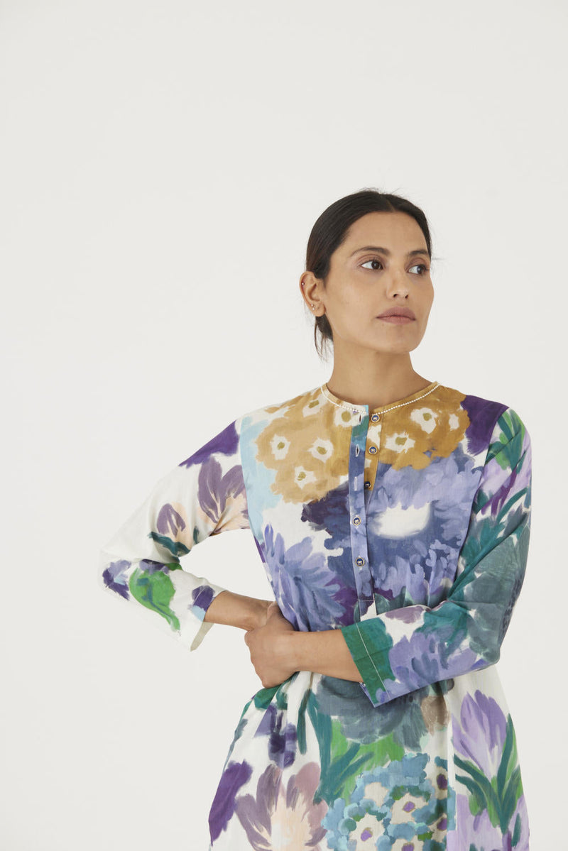 MARA COTTON KURTA SET Kurta Sets by Yam for women Worldwide