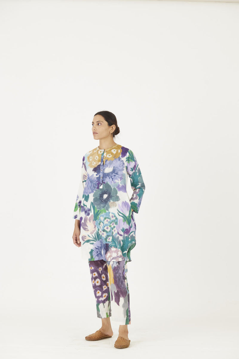 MARA COTTON KURTA SET Kurta Sets by Yam for women Worldwide