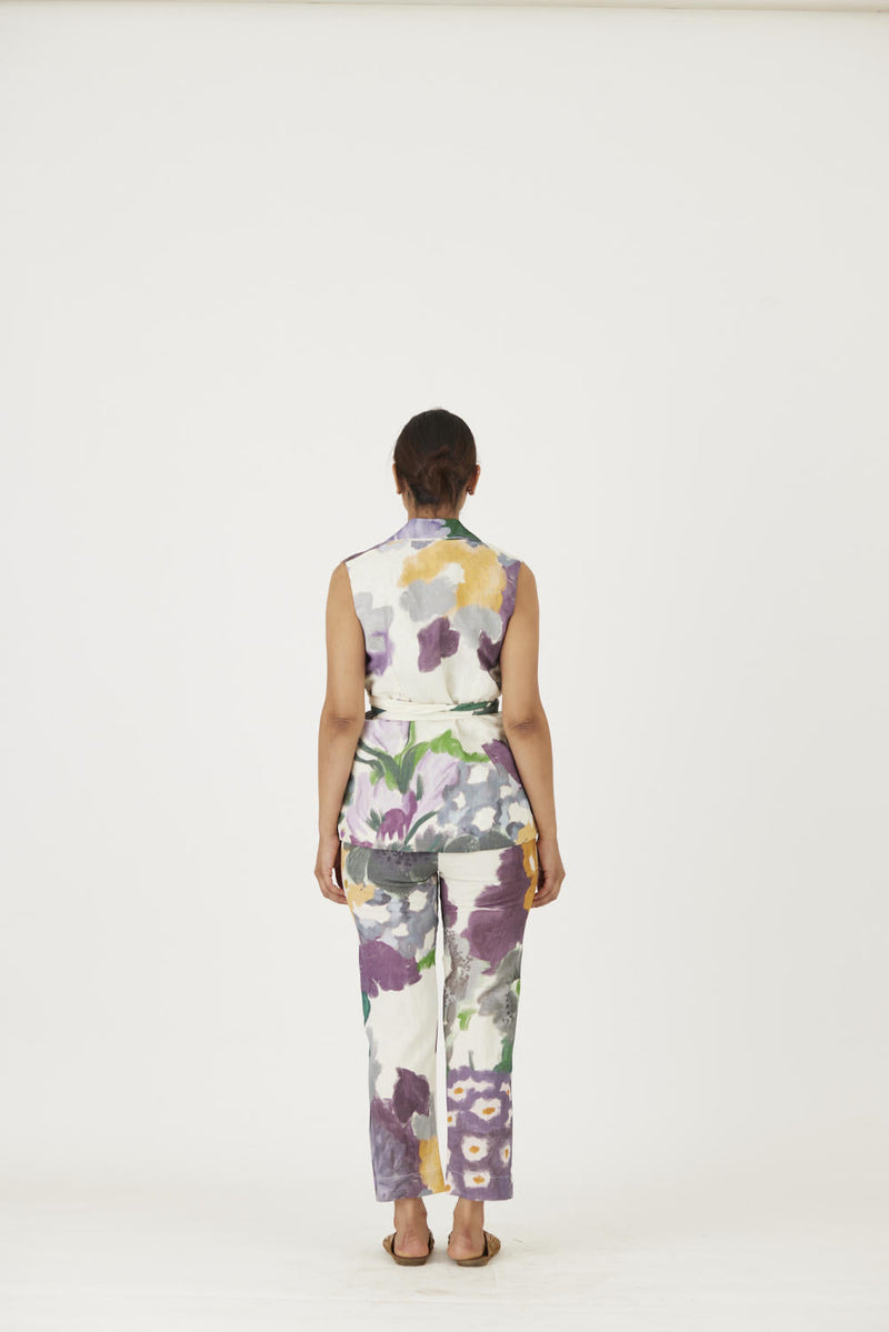 MARA JACKET SET mul Co-ord Set by Yam in multi color for women Worldwide