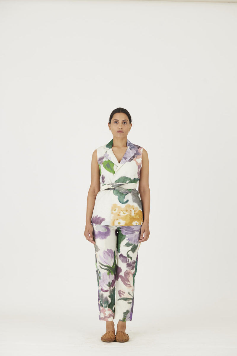 MARA JACKET SET mul Co-ord Set by Yam in multi color for women Worldwide