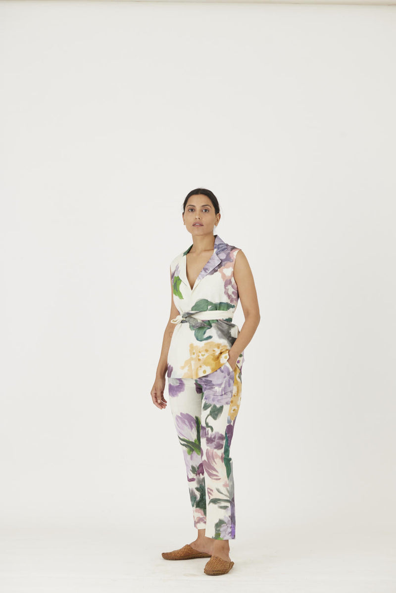 MARA JACKET SET mul Co-ord Set by Yam in multi color for women Worldwide