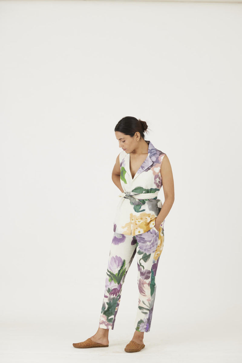 MARA JACKET SET mul Co-ord Set by Yam in multi color for women Worldwide
