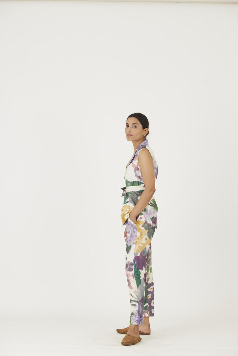 MARA JACKET SET mul Co-ord Set by Yam in multi color for women Worldwide