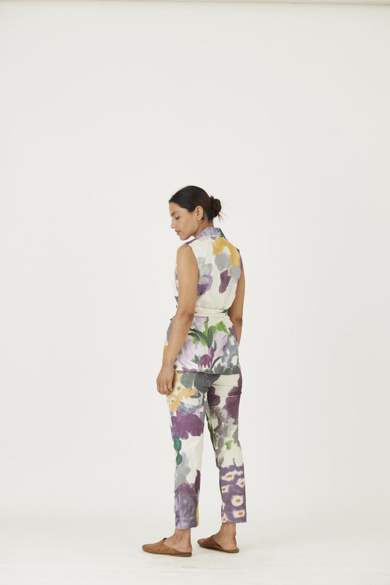 MARA JACKET SET mul Co-ord Set by Yam in multi color for women Worldwide