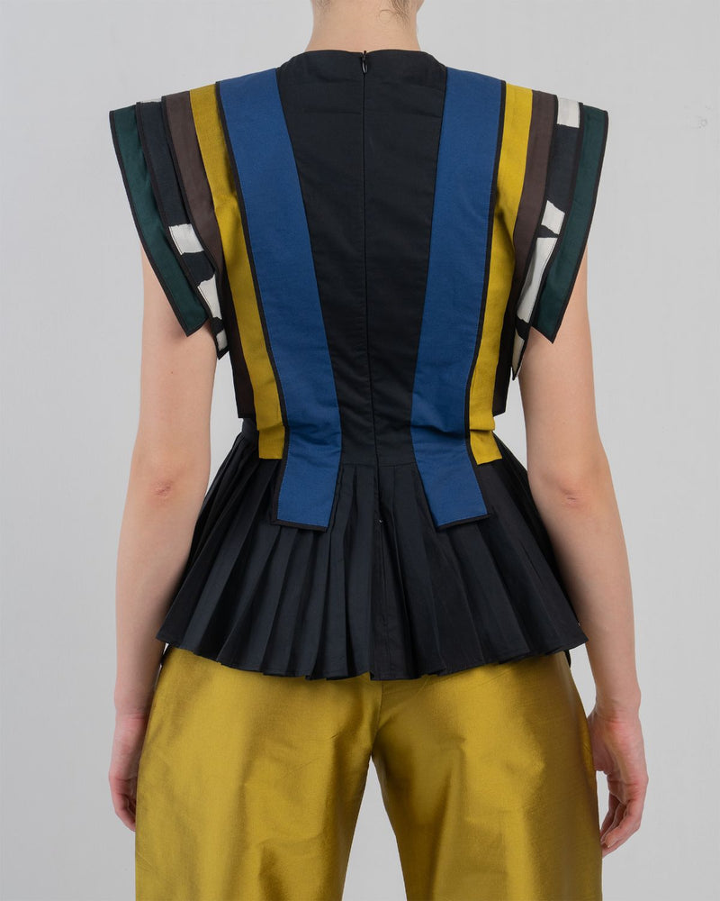 MARCHE TOP - Multicolour top/shirt by Leh Studios in multicolour for women Worldwide