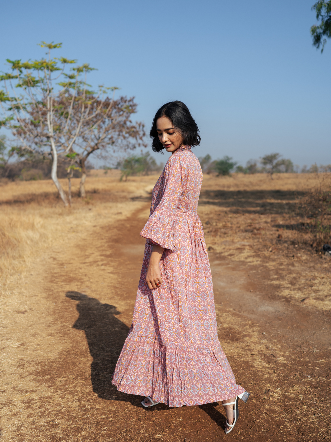 Pondi Dress - Handblock Printed Cotton Dress